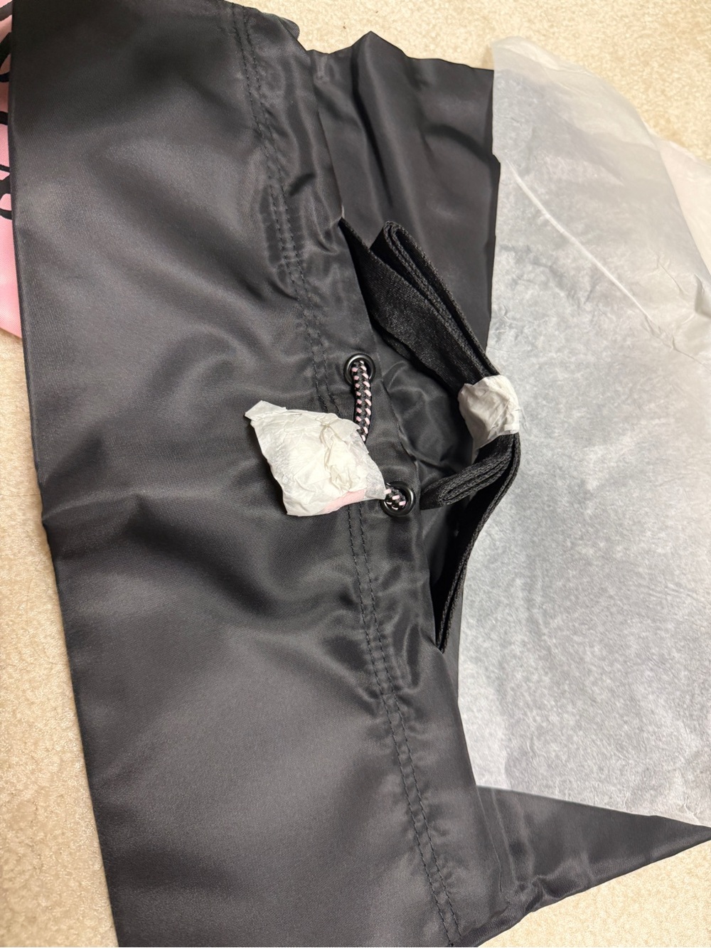 Victoria's Secret Pink Script Cosmetic Pouch with Black Accents - Picture 5 of 7